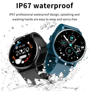 LIGE Novo 2021 Poln na dotik Ženski Digitalni watch nepremočljiva Šport primeren za Android IOS večfunkcijsko Elektronski gledajo moški+Box