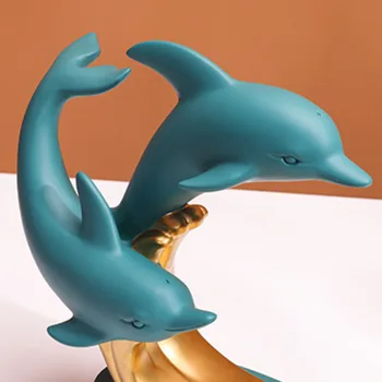 Dolphin Vino Wineglass Rack Imetnik Smolo Okraski Evropskih Ustvarjalnih Urad Dnevno Sobo Vina Kabineta, Dekor Naselje Darilo