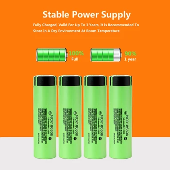 Prvotne 18650 Baterijo 3,7 V NCR18650B 3400mah Litij-Powerbank Baterija za ponovno Polnjenje 10A Moč Celic Svetilko, baterije