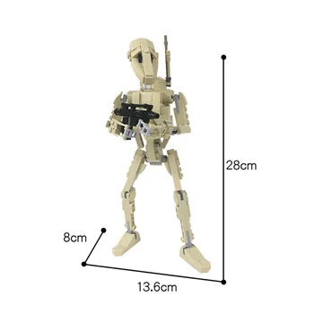 MOC Star Film Imperial Robot Sonda Model Igrače DIY Stavbe, Bloki, Opeke Niz Izobraževalnih Božič Model Za Darilo Otroci