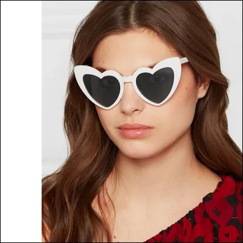 Luksuzne blagovne Znamke Letnik Ženske sončna Očala Za Ženske Trendy Srce Retro sončna Očala Stekla Odtenki Ogledalo UV Zaščita Očal Vizir
