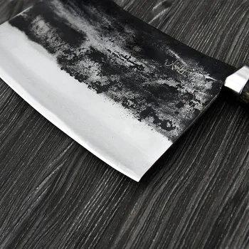 Debelo Kovani Kuhinjski Noži Kuhar Sekljanje, Rezanje Veggie-Slicer Mesar Nož Kuhanje Rezilo Ročno Cleaver Ostra Britev