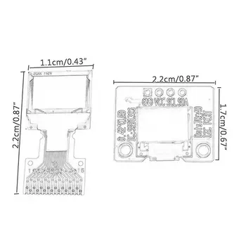 0.42 Palčni Bela OLED Zaslon LCD Modul IIC/SPI Vmesnik, 72*40 0.42