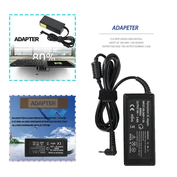 Acer Eletronic Prenapetostna Zaščita Adapter za Prenosni računalnik Napajanje AC Adapter za Polnilnik 65W 19V 3.42 A za ACER / ONLENY Kos
