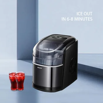 HICON Električni aparat za Led 15 KG/24H Bullet Valjaste Doma Ice Cube, ki Stroj Pult Za Komercialne Majhne Mleko, Čaj Shop
