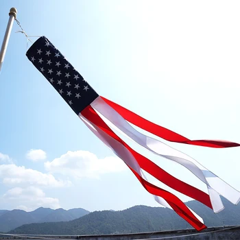 Ameriški Stil Windsock Zastavo, ki Visi Windsock Star Trak ZDA Patriotske Prostem Dekoracijo Doma Dekor Dropshipping