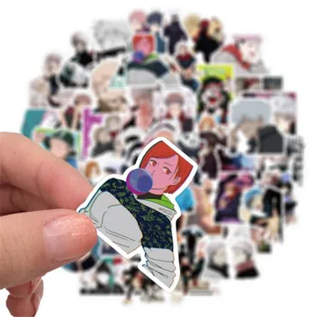 10/30/50PCS Anime Čarobno Potegnite Nazaj Boj Risanka Doodle Boy Toy Prenosni Kovček Kitara Urad Dekoracijo Nalepka