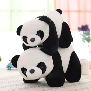 Lepe Risanke Panda Bombaža, Polnjena Lutka Mehki Pliš Blazino Igrača Otroci Valentinovo Darilo Doma Stranka Dekor