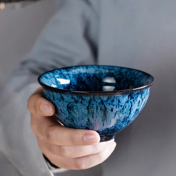 CHANSHOVA 80ml Kitajski retro Peči spremembe Osebnosti Porcelana tea cup Majhen vrč kave Kitajski Keramične skodelice H509