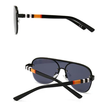 Prevelik Pilotni Moških Vintage sončna Očala Rimless Gradient Odtenki Luksuzne blagovne Znamke Oblikovalec Visoko Kakovostna sončna Očala Ženska 2020 UV400