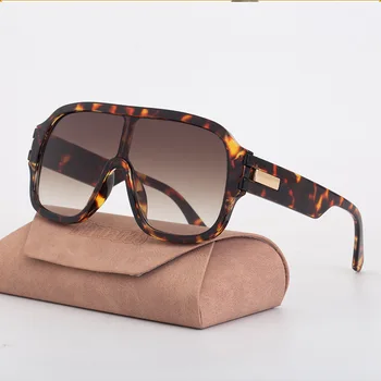Moda Prevelik Kvadratnih sončna Očala Moški Ženske Klasični Big Okvir Vožnjo sončna Očala Za Moške UV400