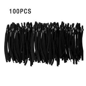 5 MM 100 kozarcev Bela Črna elastik Elastično Vrv Za Maske Oblačilo Elastični Trak Za DIY Šivalni Pribor