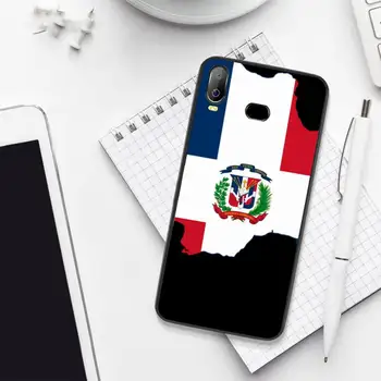 CUTEWANAN dominikanska republika zastavo Mehki Silikon TPU Telefon Pokrovček Za Samsung A10 A20 A30 A40 A50 A70 A71 A51 A6 A8 2018