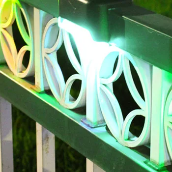 LED Solarna Svetilka Pot, Stopnice na Prostem Nepremočljiva Stenske Luči Vrt Krajine Korak Krova Luči, Balkon Ograja, Sončne Luči