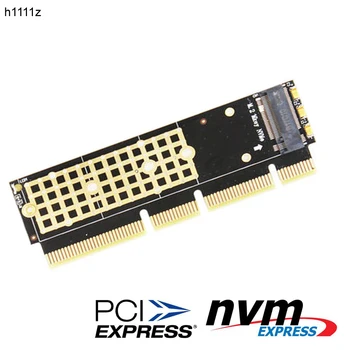 M. 2 NGFF NVMe SSD da PCI-E 3.0 X4 X16, X8 Adapter M2 NGFF Tipko M PCI Express Extender Kartico hladilnega telesa Radiator za 1U 2U Strežniki PC