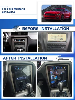 Tesla Zaslon Android 9 Večpredstavnostnih Za Ford Mustang 2010 2011 2012 2013 Avto, Video Predvajalnik, GPS Sprejemnik Avdio Stereo Vodja Enote