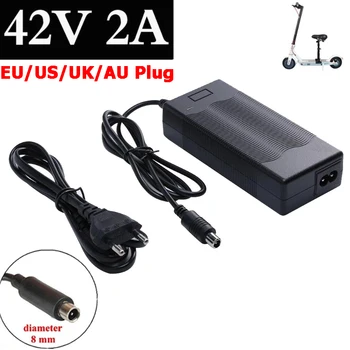 Električni Skuter Polnilnik Baterije Napajalni Adapterji Skateboard Pribor 42V 2A EU/UK/US/AU Plug Za Xiaomi Mijia M365
