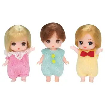 TAKARA TOMY Anime Številke Mini LICCA Trojčki Baby Doll Cosplay Dejanje Slika Dekle Darilo za Rojstni dan razprodana Zbiranje Igrač
