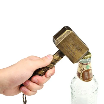 Kladivo Thor Oblikovan Vino žepni nož Pijač Ključa Pivo Steklenica za Vodo Konzerve Lahko Jar Odpirač Za Večerjo, Kuhinjo, Bar Orodja