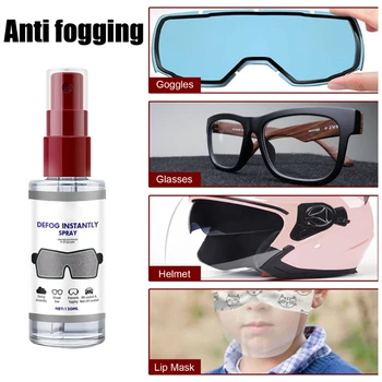 Anti Meglo Spray Eyeglass Očala Antifog Objektive 48h Dolgotrajno Očala Defogger Preprečevanje Rosenja Spray za Očala