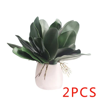 2Pcs Phalaenopsis Listov, Umetna Rastlina, Listi Dekorativne Rože Pomožni Material Dekoracijo Cvet Orhideje Listi Pravi Dotik