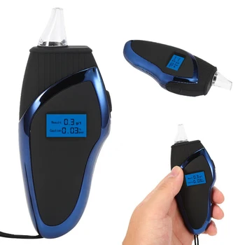 Strokovno Digitalni Alkohola Dih Tester LED osvetljen digitalni prikaz Mini Žep Breathalyzer Avtomobilska Elektronika