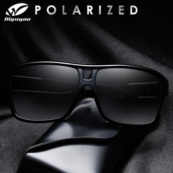 DIGUYAO blagovne Znamke TR90 Moških Polarizirana sončna Očala Pravokotnik Moška Očala za Vožnjo sončna Očala Potovanja Ribolov Za Moške Zonnebril Z Box