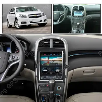 Tesla Navpično Zaslon za Chevrolet Malibu 2013-GPS Navigacija 4G+128G DVD Predvajalnik Vgrajen CarPlay 10.4