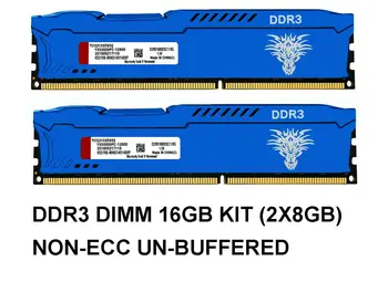 Modra DDR3 RAM 8GB 1600MHZ 1866MHZ 240Pin CL11 DIMMPC3-12800 PC Desktop RAM Pomnilnika 1,5 V dele Računalnika, memoria
