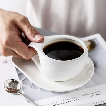 Keramični Aparat Za Set Skodelic & Set Krožnikov Coffeeware Nastavite Luksuzni Kave Vrč Kave Skodelice Iz Porcelana Čaj Cafe Cup Stranka Drinkware