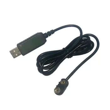 USB 5V za 9V Baterijo Eliminator Napajalni Kabel za Multimeter Mikrofon Kitara 2m Zamenjati 9-Voltni Bateriji
