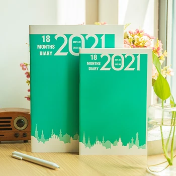 A5 Agende 2021 Mesečni Načrt Za Prenosni Kawaii Angleški Papir Učinkovitost Urnik Knjiga Šoli Pisarniškega Materiala Tiskovine Darila