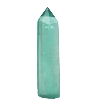 1PC Naravno Zeleno Fluorite Kristalno Točke Heksagonalna Stolpec Mineralnih Ornament Čarobno Popravila Zdravljenje Za Dom Dekoracija Dekoracija