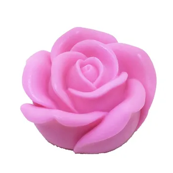 Nova 3D Cvet Vrtnice Silikona, Fondat Milo Plesni Torto, Žele Bonboni, Čokoladni Mousse Dekoracijo Peko Orodje Plesni DIY Sveča Plesni