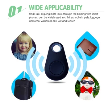 Mini GPS Tracker za določanje Položaja Dva-način Iskanja Anti-izgubljeno Napravo Avto Hišne Otroci Denarnico, Ključ GPS Lokator Snemanje Bluetooth Sledenje