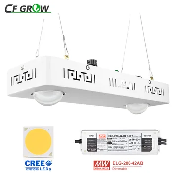 Možnost zatemnitve COB LED Grow Light Celoten Spekter CREE CXB3590 100W 200W 400W 600W Raste Svetilke za Notranjo Rast Rastlin, Plošča za Razsvetljavo