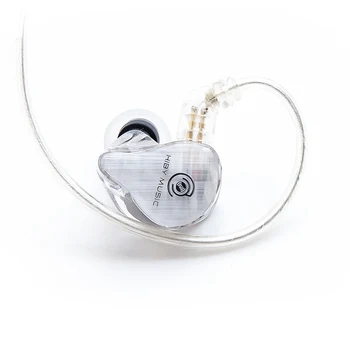 HiBy Crystal4 slušalke Quad-BA/slušalka uravnoteženo armatures Knowles vozniki Hi-fi v bližini ušesa s 2Pin 0.78 mm Snemljiv Kabel