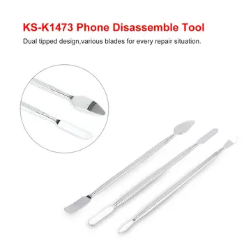 KS-K1473 Telefon Demontaža Odpirač Nastavite Laptop Orodje za Popravilo Razstaviti Kovinski Spudger Ločite Bar Palico Tabličnega Zaslona Odpiranje