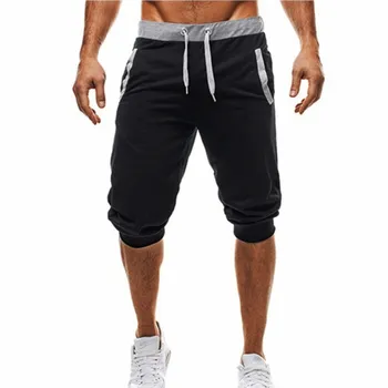 Nove kratke moške Poletne Hlače Moški Priložnostne modni Moški Dihanje kratke hlače, Bombaž Hlače Moški Nov Modni joggers moški