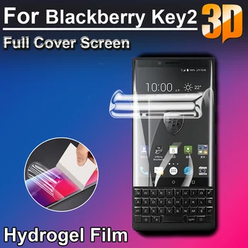 Ultra Jasno, Mehko LCD Full Zaslon Protektorstvo Kritje za Blackberry Keyone Key2 Dve LE Hydrogel Film Zaščitno folijo (Ni stekla)