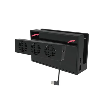 5 v DC 3-Ventilator Zunanje Super USB Hladilni Ventilator Hladilnika Za Preklop Konzole