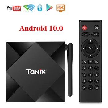 Tanix TX6S TV Box Android 10 Allwinner H616 Smart TV Box 4GB RAM 32GB 64GB 4K Media Player Android TV Set Top Box za Youtube