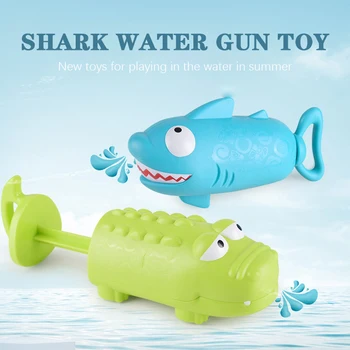 Otroci, Živali, Igrače Puške Strelec Pištole Poletje, Plavanje Srčkan Krokodil Shark Piglet Squirt Pull-out Fantje in Dekleta Kopanje Igrača Nova