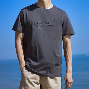 2021 Oversize T-shirt moški Bombaž Poletje Priložnostne Črna Modra Siva Moške Vrh Tees ATS105403
