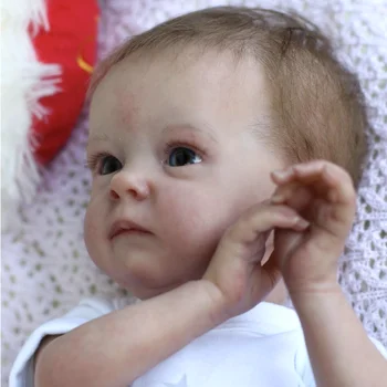 Bebe Prerojeni Kit Rodi Otroka Vinil Kit 17 Palcev Tink Unpainted Nedokončane Lutka Deli DIY Prazno Prerojeni Vinil Lutka Kit