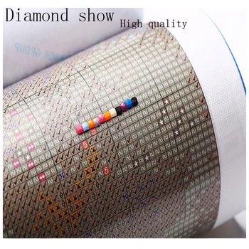 DIY Diamond vezenje Mozaik sem, rada Vas Na Luno Polno Kvadratni krog Diamond Slikarstvo Navzkrižno Šiv Diamond Kristalno Steno Umetnosti