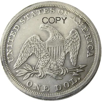 1845 Sedi Liberty Dolarjev Silver Plated Kopijo Kovancev