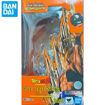 Bandai Original Nič Dragon Ball Z Super Saiyan Gogeta Dejanje Pvc Zbirka Model Igrača Anime Slika Igrače za Otroke