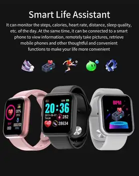 Nova pametna zapestnica, srčni utrip, krvni tlak, Bluetooth uro, zdravje in športni multifunkcijski darilo
