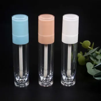 10pcs 6ml Nove Vroče Prodaje Pregleden Močen Lip Gloss Cev Macaron Roza Modra Kozmetični Lipgloss Embalaža, Posoda